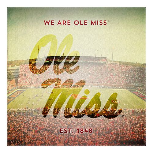 Ole Miss Rebels Stadium Canvas Wall Art