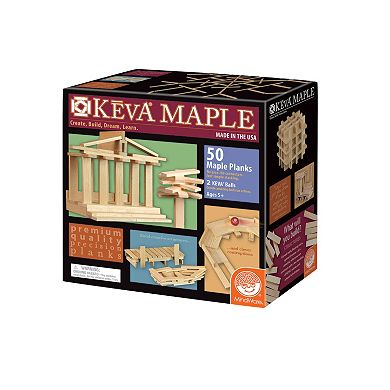 KEVA Maple 50-Piece Plank Set by MindWare
