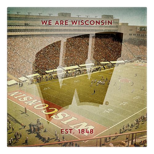 Wisconsin Badgers Stadium Canvas Wall Art