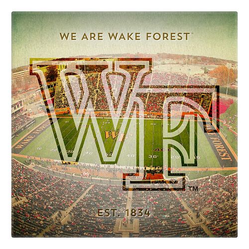 Wake Forest Demon Deacons Stadium Canvas Wall Art