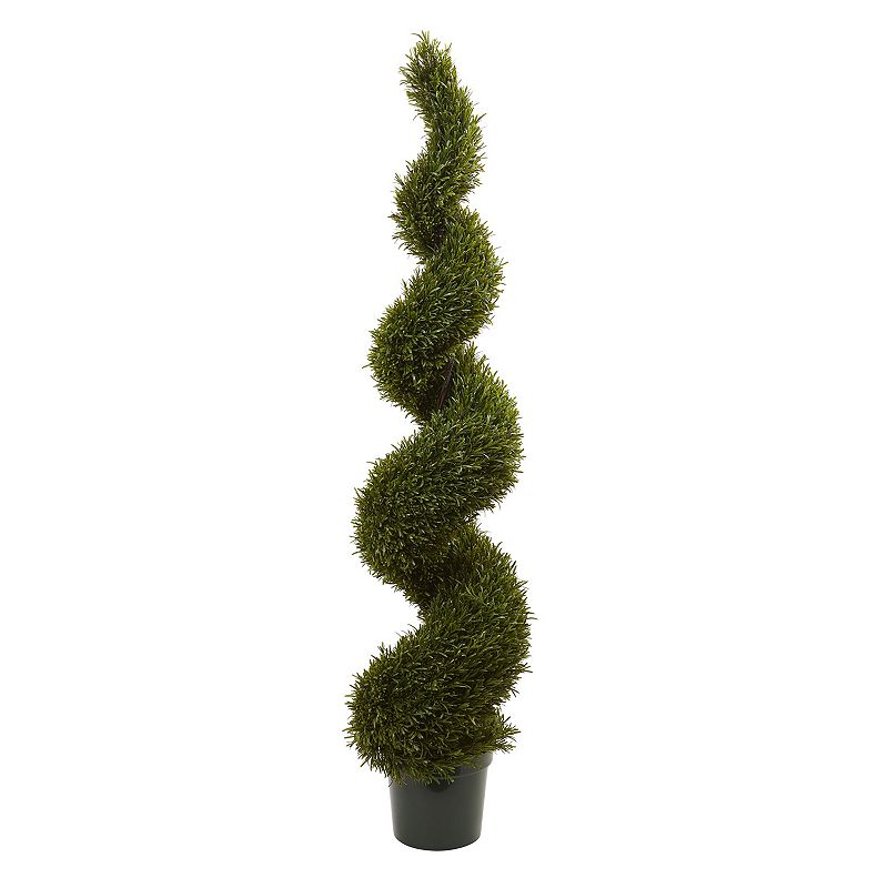 nearly natural Artificial Indoor / Outdoor Rosemary Tree, Green