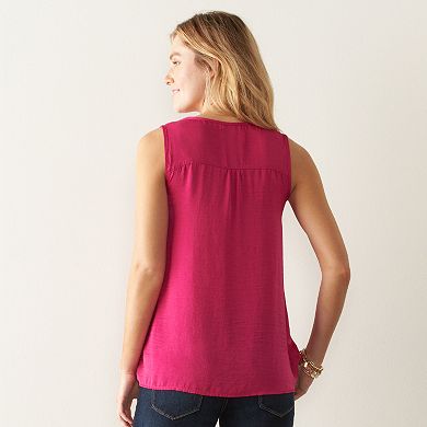 Women's Sonoma Goods For Life® Smocked Swing Tank