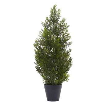 nearly natural 2-ft. Indoor / Outdoor Mini Artificial Cedar Tree
