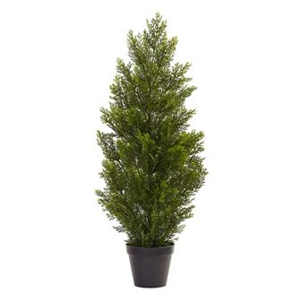 nearly natural 3-ft. Indoor / Outdoor Mini Artificial Cedar Tree