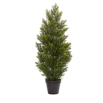 nearly natural 3-ft. Indoor / Outdoor Mini Artificial Cedar Tree
