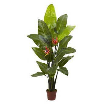 nearly natural Artificial Bird of Paradise Plant