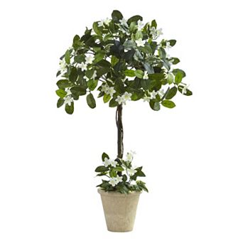 nearly natural Artificial Stephanotis Topiary