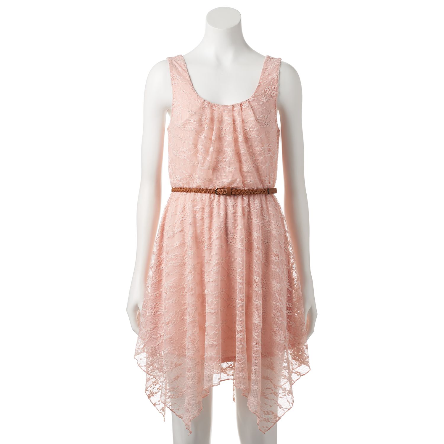 rosa lace hanky hem dress