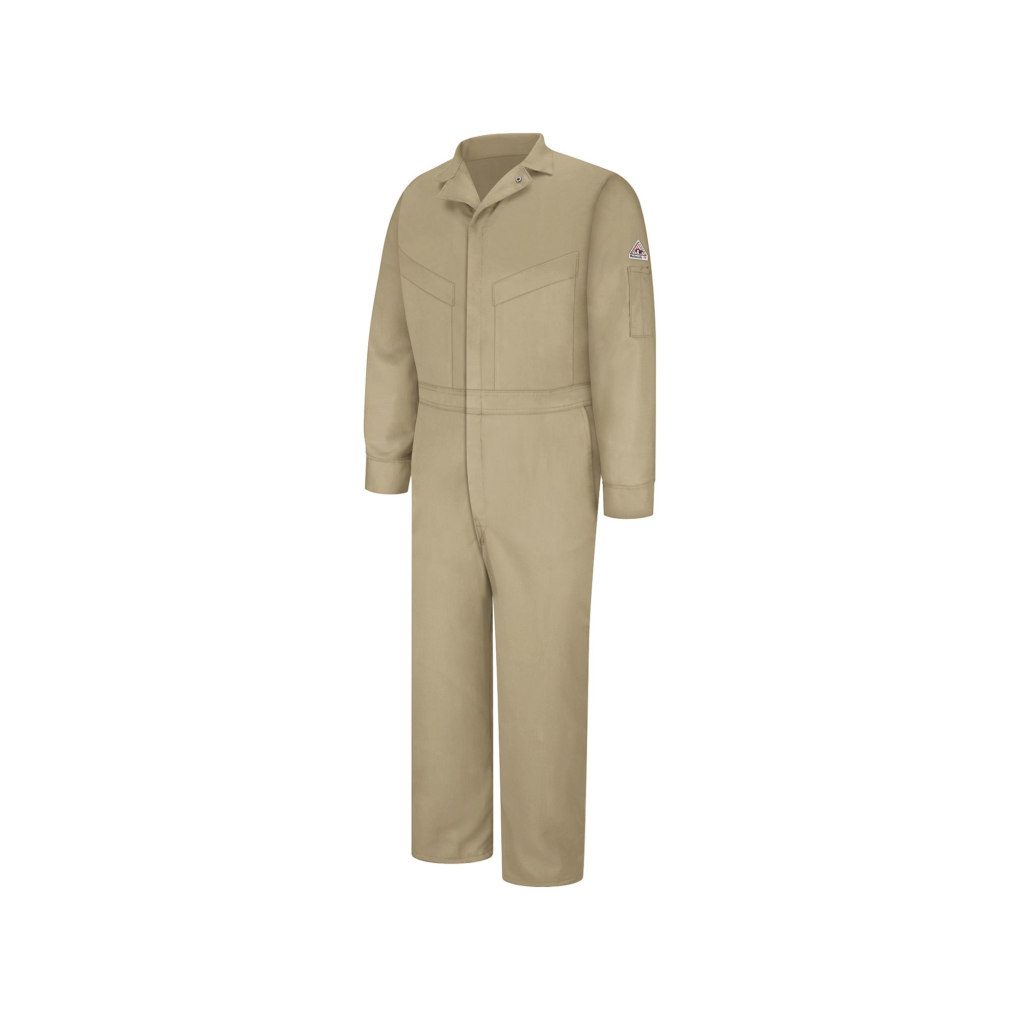 Mens Bulwark FR EXCEL FR ComforTouch Deluxe Coverall, Size: 44, Beige