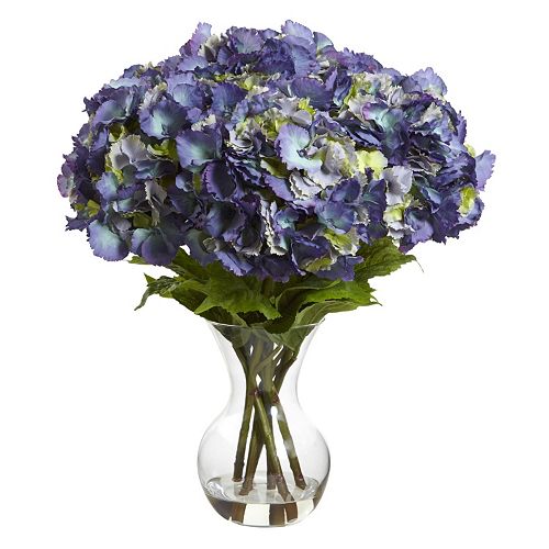 nearly natural Artificial Large Hydrangea Arrangement