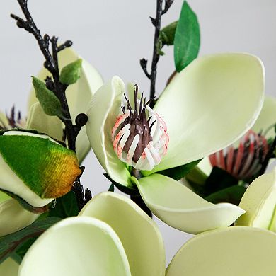 nearly natural Artificial Magnolia Arrangement