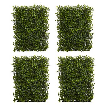 nearly natural Artificial Boxwood Mat 12 pc Set