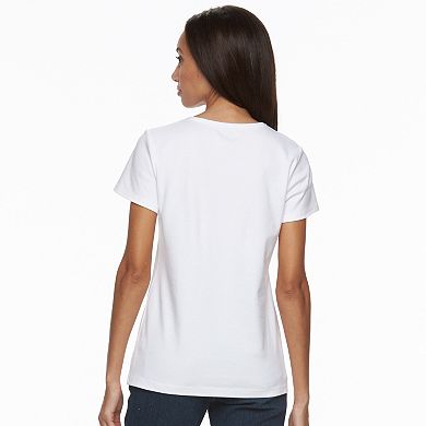 Women's Croft & Barrow® Essential Crewneck Tee