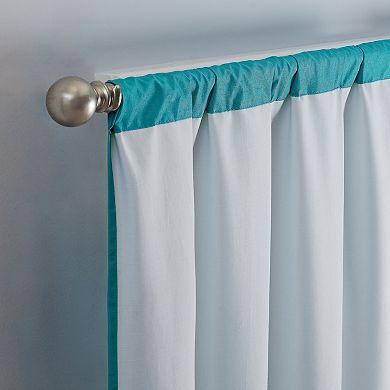 eclipse Kids Kendall Single Curtain Blackout 1-Panel Window Curtain