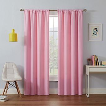eclipse Kids Kendall Single Curtain Blackout 1-Panel Window Curtain