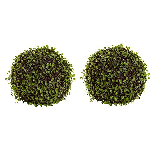 nearly natural Artificial Mohlenbechia Ball 2-piece Set