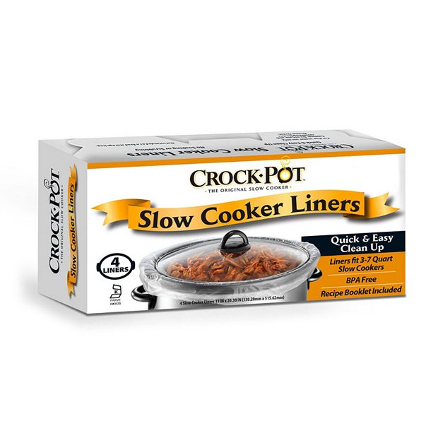Pack of 5 Slow Cooker Liners Disposable Bags 5 Liner Bags 