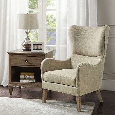 Madison Park Leda Swoop Wing Arm Chair