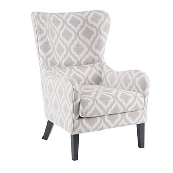Madison Park Leda Swoop Wing Accent Chair