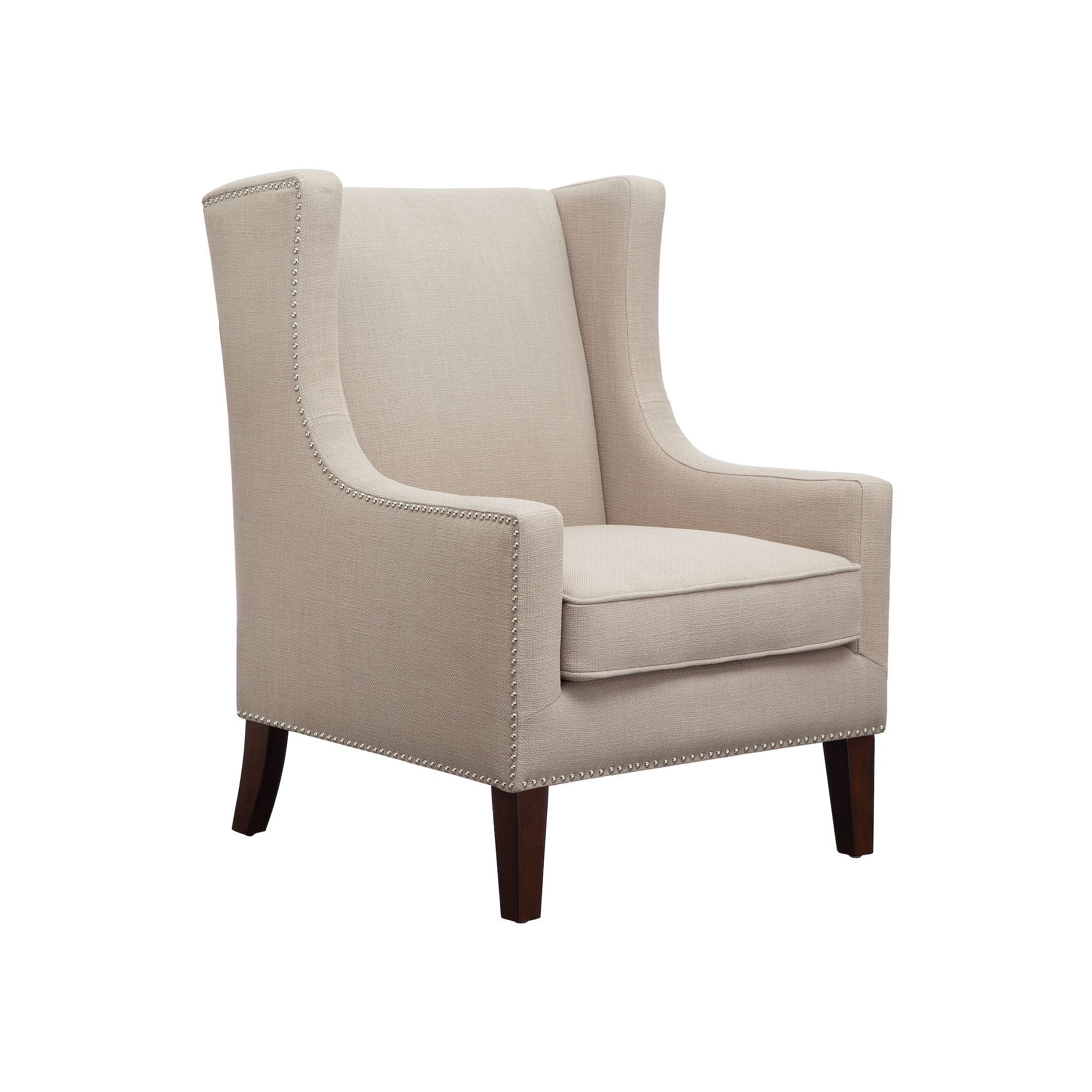 Madison Park Barton Accent Chair, Linen