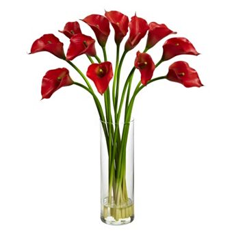 nearly natural Artificial Calla Lilly Arrangement