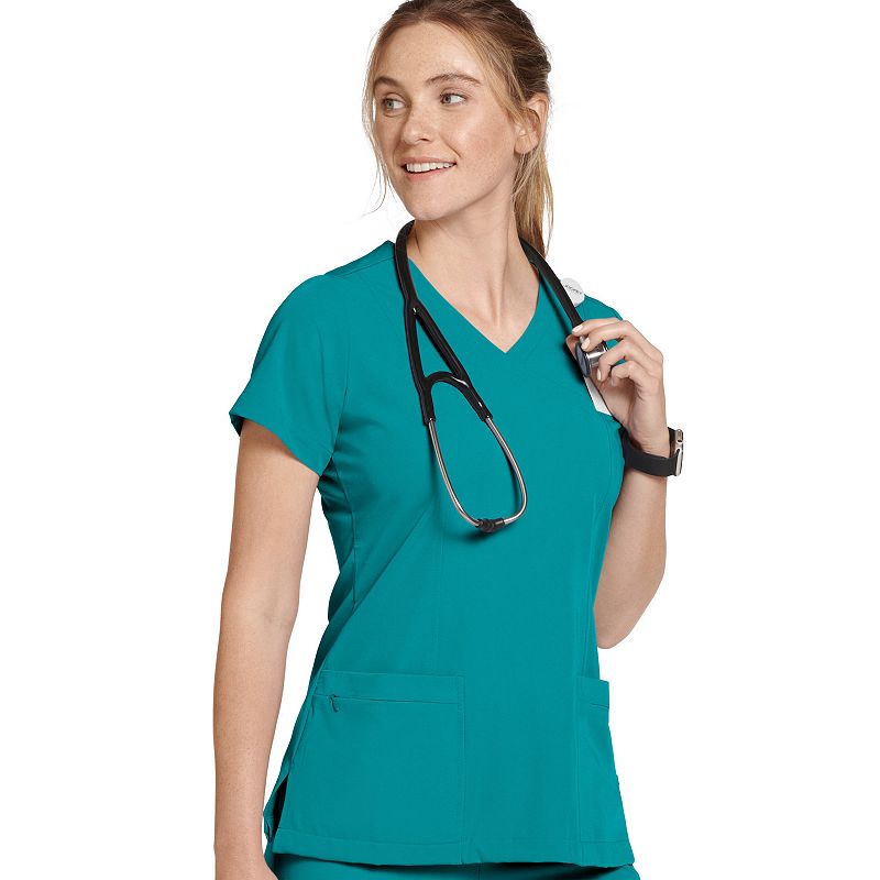 Women's Jockey® Scrubs Mock Wrap Top 2306,