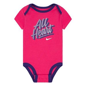 Baby Girl Nike ''All Heart'' Bodysuit
