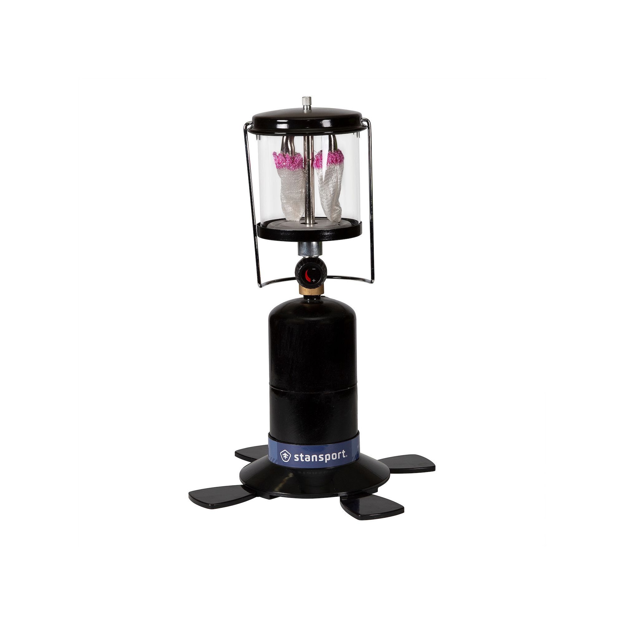Stansport Double Mantle Propane Lantern, Black