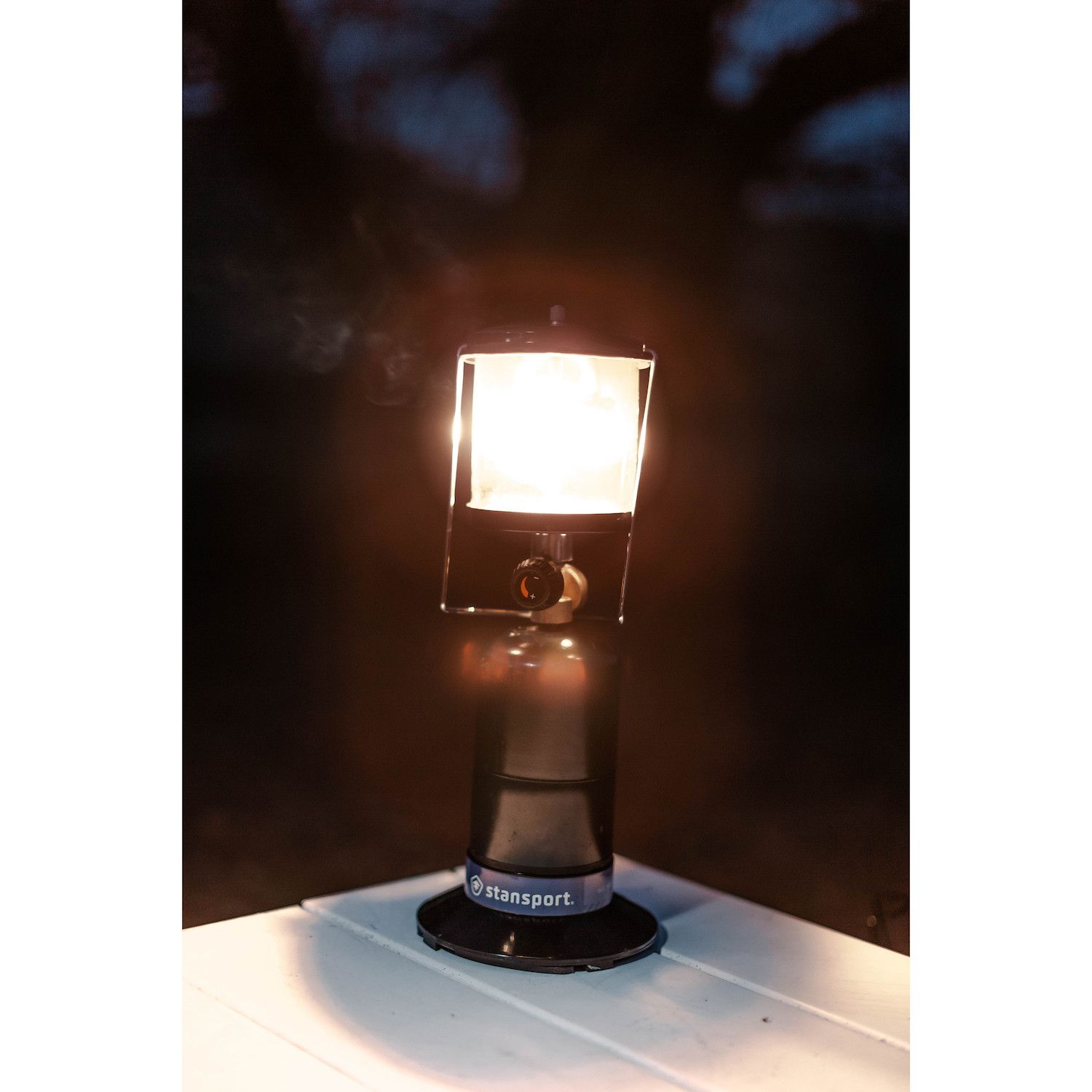 Stansport Two Mantle Propane Lantern - Adjustable 600 Candle Power Camping Lantern (Propane Cylinder Not Included)