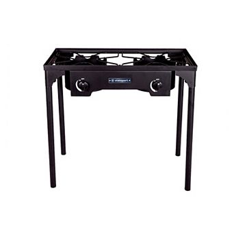 Stansport 2-Burner Outdoor Stove with Stand