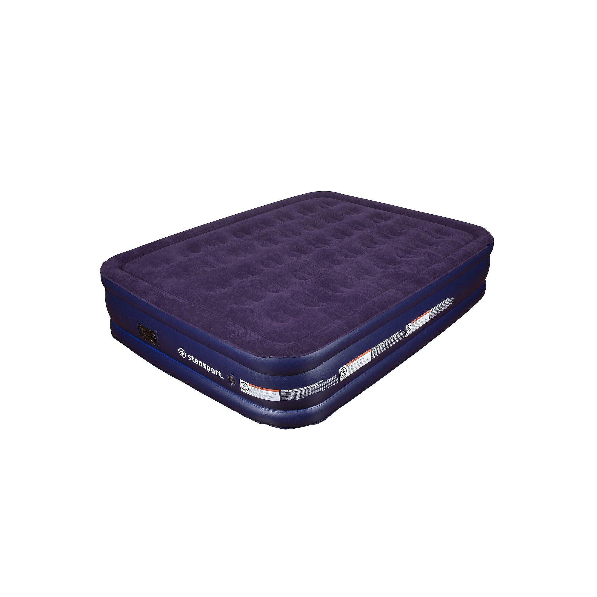 Stansport Double-High Air Mattress with Built-In Pump