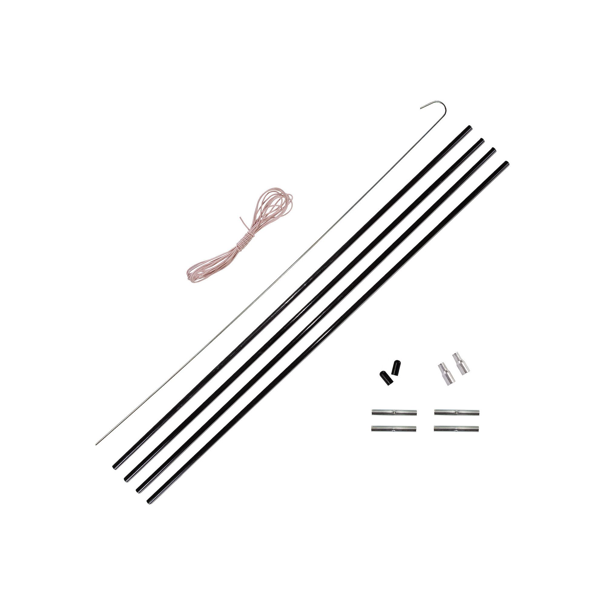 Stansport Fiberglass Tent Pole Replacement Kit, Multicolor