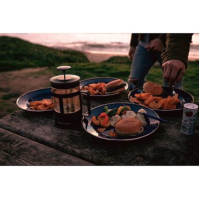 Stansport Enamel Camping Tableware Set (24-Piece)