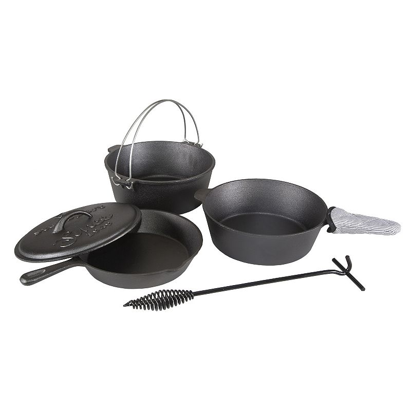 33813835 Stansport Preseasoned Cast Iron Cookware Set (5-Pi sku 33813835