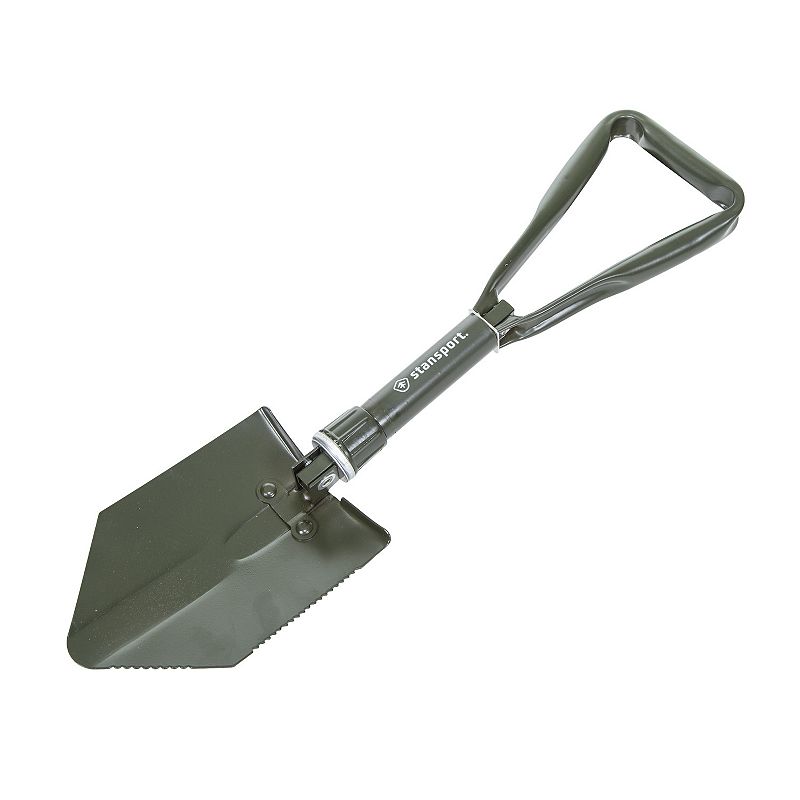 Stansport Double Folding Shovel, Green