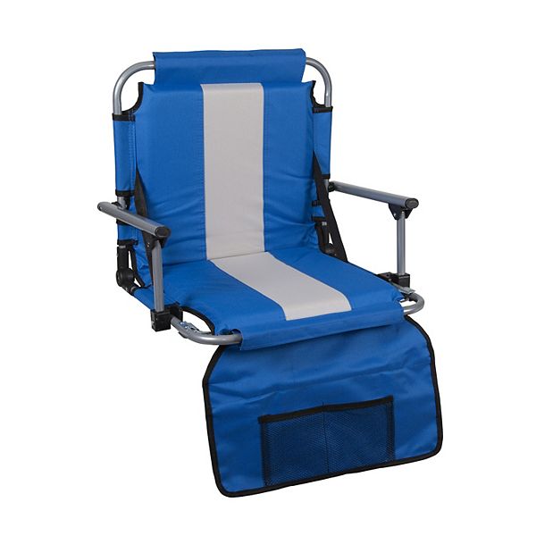 Extra wide stadium seats with clearance arms