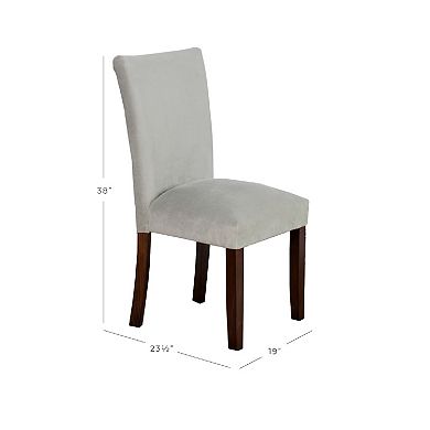 HomePop Velvet Dining Chair 2-piece Set