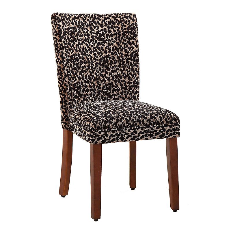 HomePop Parsons Dining Chair 2-piece Set, Black, Furniture