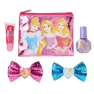 Disney Princess Nail Polish, Bows & Lip Gloss Set