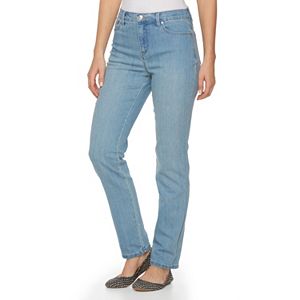 Petite Gloria Vanderbilt Amanda Classic Fit Embellished Tapered Jeans