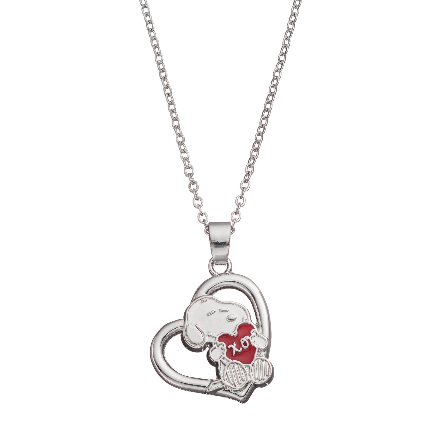 snoopy swarovski necklace