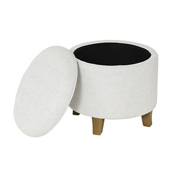 HomePop Tufted Storage Ottoman