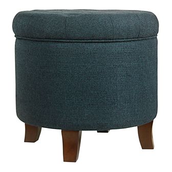 HomePop Tufted Storage Ottoman