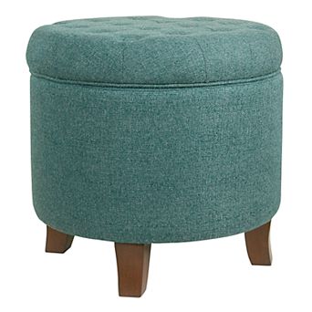 HomePop Tufted Storage Ottoman