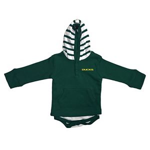 Baby Oregon Ducks Hoodie Bodysuit