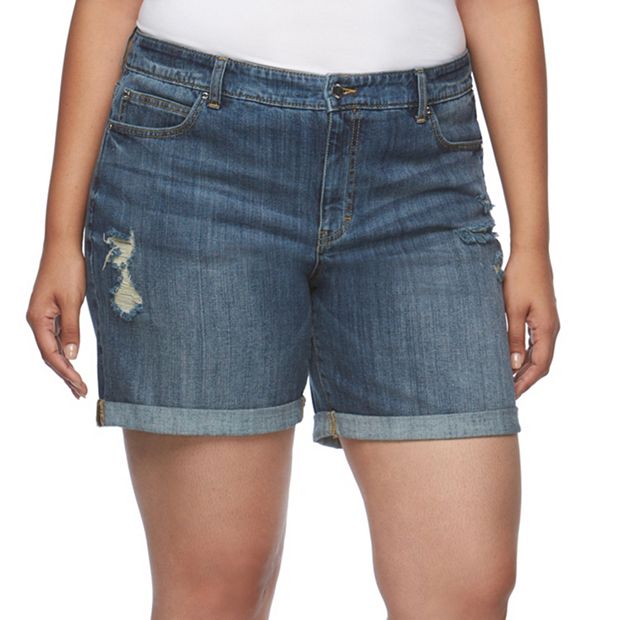 Jennifer lopez store boyfriend shorts