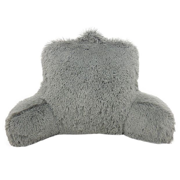 Fuzzy backrest outlet pillow