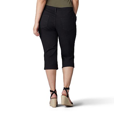 Plus Size Lee Relaxed Fit Denim Capris