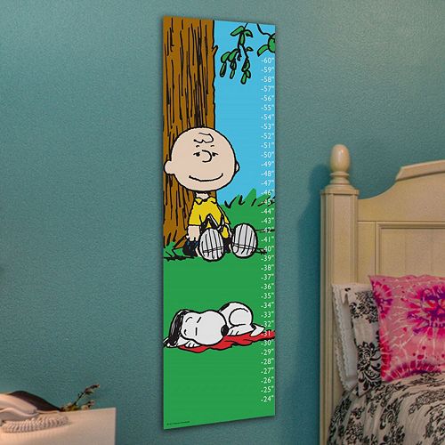 Marmont Hill Peanuts Snoopy Napping Wall Growth Chart