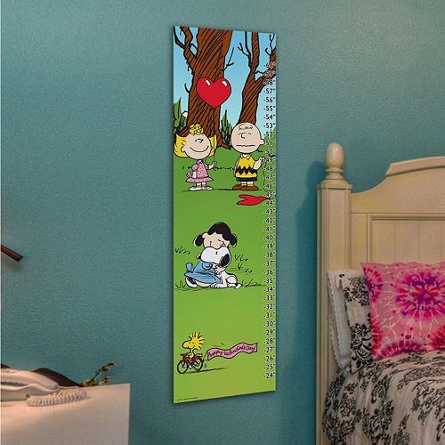 Marmont Hill Peanuts Valentine Wall Growth Chart